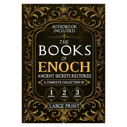Lost Books of the Bible 3-Book Set — Complete Restored Ethiopian Bible (88 Books), The Books of Enoch 1-2-3 & The Book of Giants | Large Print, Illustrated, Audiobook Included