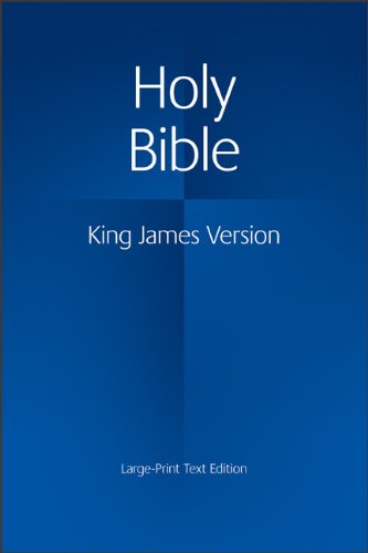 Large Print Text Bible-KJV by Cambridge University Press, Hardcover book cover