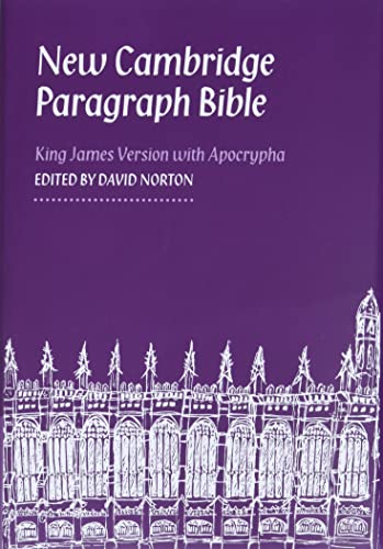 New Cambridge Paragraph Bible-KJV by David Norton, Hardcover book cover