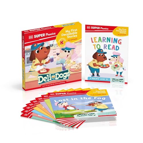 DK Super Phonics My First Decodable Stories Deli Dogs book cover