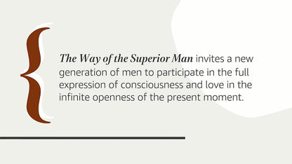 The Way of the Superior Man: a Spiritual Guide to Mastering the Challenges of Women, Work, and Sexual Desire (20Th Anniversary Edition)
