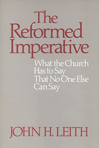 The Reformed Imperative book cover