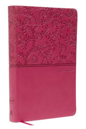 NKJV, Value Thinline Bible, Standard Print, Imitation Leather, Pink, Red Letter Edition by Thomas Nelson, Imitation Leather book cover