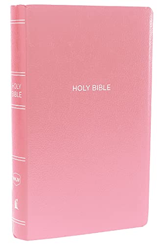 NKJV, Gift and Award Bible, Leather-Look, Pink, Red Letter Edition by Thomas Nelson, Imitation Leather book cover