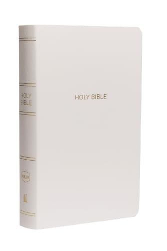 NKJV, Gift and Award Bible, Leather-Look, White, Red Letter Edition by Thomas Nelson, Imitation Leather book cover