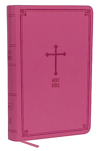 NKJV, Deluxe Gift Bible, Imitation Leather, Pink, Red Letter Edition by Thomas Nelson, Imitation Leather book cover
