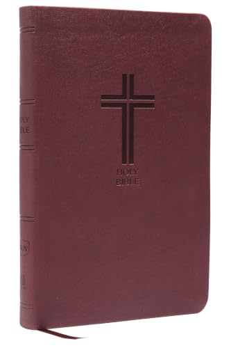 NKJV, Value Thinline Bible, Standard Print, Imitation Leather, Burgundy, Red Letter Edition by Thomas Nelson, Imitation Leather book cover