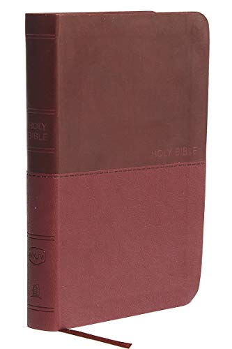 NKJV, Value Thinline Bible, Compact, Imitation Leather, Burgundy, Red Letter Edition by Thomas Nelson, Imitation Leather book cover