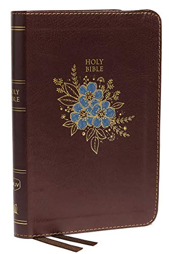NKJV, Thinline Bible, Compact, Imitation Leather, Burgundy, Red Letter Edition by Thomas Nelson, Imitation Leather book cover