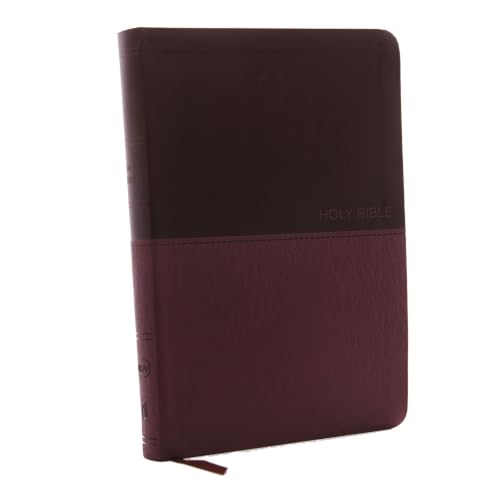 NKJV, Value Thinline Bible, Large Print, Imitation Leather, Burgundy, Red Letter Edition by Thomas Nelson, Imitation Leather book cover