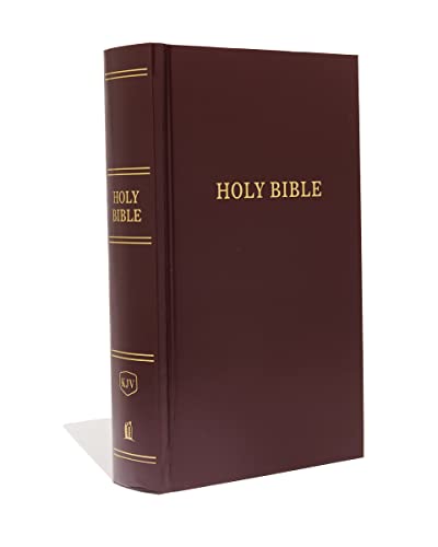 KJV, Pew Bible, Large Print, Hardcover, Burgundy, Red Letter Edition by Thomas Nelson, Hardcover book cover