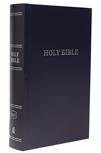KJV, Pew Bible, Hardcover, Blue, Red Letter Edition by Thomas Nelson, Hardcover book cover