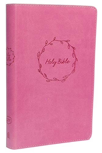 KJV, Deluxe Gift Bible, Imitation Leather, Pink, Red Letter Edition by Thomas Nelson, Imitation Leather book cover