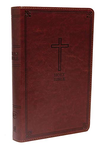 KJV, Deluxe Gift Bible, Imitation Leather, Red, Red Letter Edition by Thomas Nelson, Imitation Leather book cover