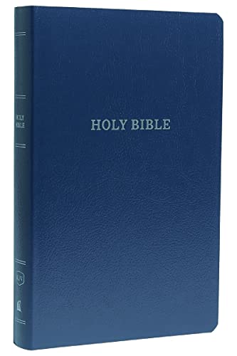 KJV, Gift and Award Bible, Imitation Leather, Blue, Red Letter Edition by Thomas Nelson, Imitation Leather book cover