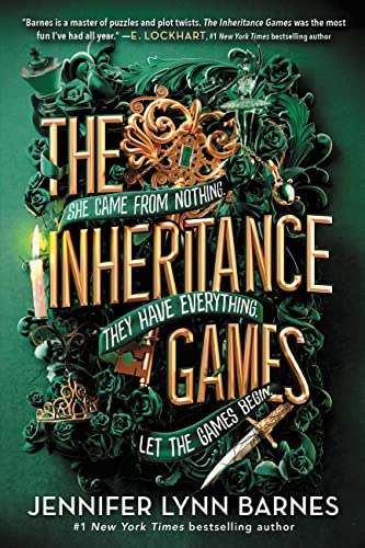 The Inheritance Games by Jennifer Lynn Barnes, Paperback book cover