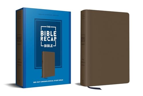 The Bible Recap 365-Day Chronological Study Bible: English Standard Version--Imitation Leather by Tara-Leigh Cobble, Imitation Leather book cover