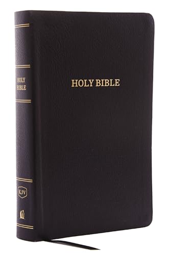 KJV, Reference Bible, Personal Size Giant Print, Bonded Leather, Black, Red Letter Edition by Thomas Nelson, Bonded Leather book cover