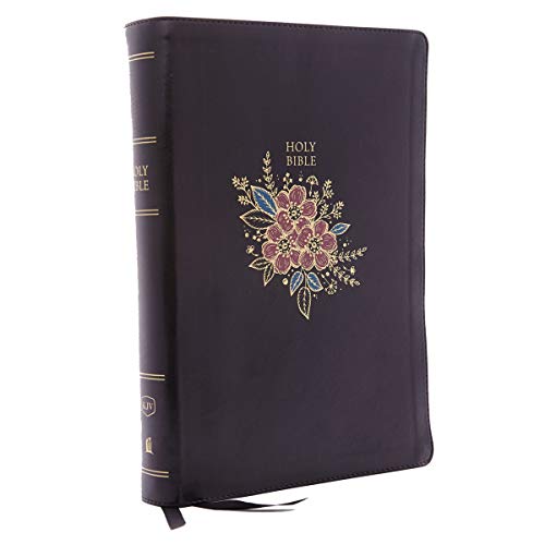 KJV, Deluxe Reference Bible, Super Giant Print, Imitation Leather, Black, Indexed, Red Letter Edition by Thomas Nelson, Imitation Leather book cover