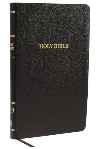 KJV, Thinline Reference Bible, Bonded Leather, Black, Red Letter Edition by Thomas Nelson, Bonded Leather book cover