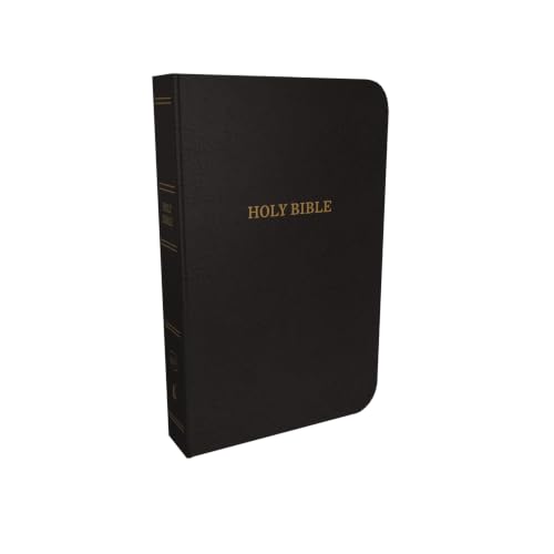 KJV, Thinline Reference Bible, Bonded Leather, Black, Indexed, Red Letter Edition by Thomas Nelson, Bonded Leather book cover
