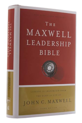 NKJV, Maxwell Leadership Bible, Third Edition, Hardcover, Comfort Print by John C Maxwell, Hardcover book cover