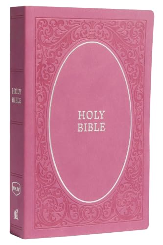 NKJV, Holy Bible, Soft Touch Edition, Imitation Leather, Pink, Comfort Print by Thomas Nelson, Imitation Leather book cover