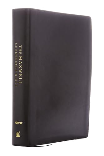 Niv, Maxwell Leadership Bible, 3rd Edition, Leathersoft, Black, Comfort Print by John C Maxwell, Imitation Leather book cover