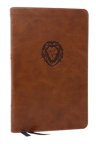 Nkjv, Thinline Bible Youth Edition, Leathersoft, Brown, Red Letter Edition, Comfort Print by Thomas Nelson, Imitation Leather book cover