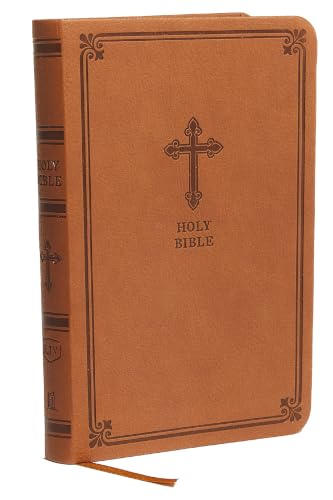 Kjv, Value Thinline Bible, Compact, Leathersoft, Brown, Red Letter Edition, Comfort Print by Thomas Nelson, Imitation Leather book cover