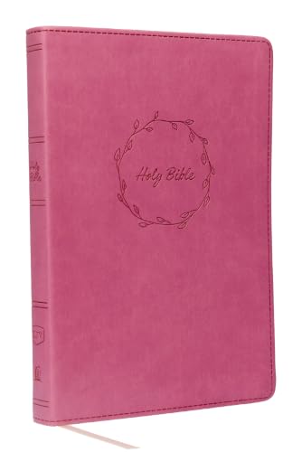 Kjv, Value Thinline Bible, Large Print, Leathersoft, Pink, Red Letter Edition, Comfort Print by Thomas Nelson, Imitation Leather book cover