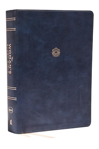 The Nkjv, Woman's Study Bible, Leathersoft, Blue, Full-Color: Receiving God's Truth for Balance, Hope, and Transformation by Dorothy Kelley Patterson, Imitation Leather book cover