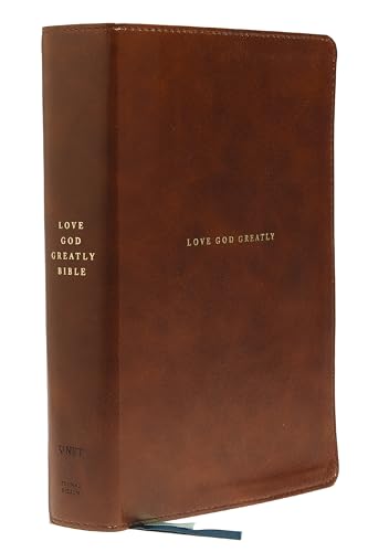 Net, Love God Greatly Bible, Leathersoft, Brown, Comfort Print: Holy Bible by Love God Greatly, Imitation Leather book cover