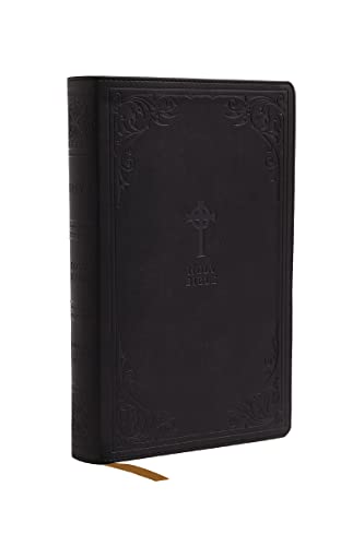 Nrsv, Catholic Bible, Gift Edition, Leathersoft, Black, Comfort Print: Holy Bible by Catholic Bible Press, Imitation Leather book cover