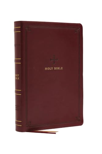 Nrsv, Catholic Bible, Standard Large Print, Leathersoft, Red, Comfort Print: Holy Bible by Catholic Bible Press, Imitation Leather book cover