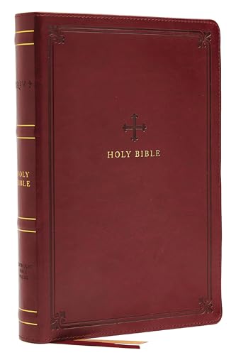 Nrsv, Catholic Bible, Standard Personal Size, Leathersoft, Red, Comfort Print: Holy Bible by Catholic Bible Press, Imitation Leather book cover