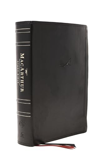 The Esv, MacArthur Study Bible, 2nd Edition, Leathersoft, Black: Unleashing God's Truth One Verse at a Time by John F MacArthur, Imitation Leather book cover