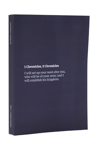 NKJV Bible Journal - 1-2 Chronicles, Paperback,: Holy Bible, New King James Version by Sewn Smyth, Paperback book cover
