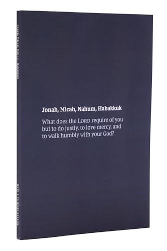 NKJV Bible Journal - Jonah, Micah, Nahum, Habakkuk: Holy Bible, New King James Version by Thomas Nelson Publishers, Paperback book cover