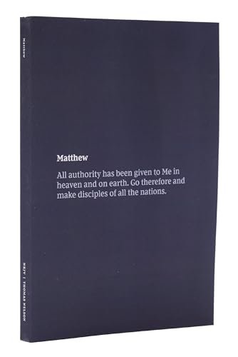 NKJV Scripture Journal - Matthew: Holy Bible, New King James Version by Thomas Nelson Publishers, Paperback book cover