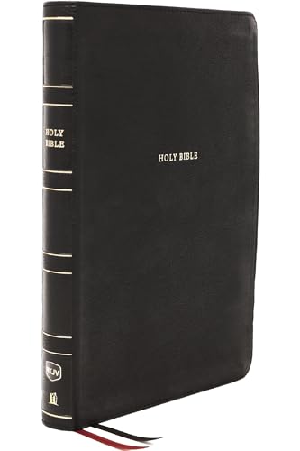 Nkjv, Thinline Reference Bible, Leathersoft, Black, Red Letter Edition, Comfort Print: Holy Bible, New King James Version by Thomas Nelson, Imitation Leather book cover