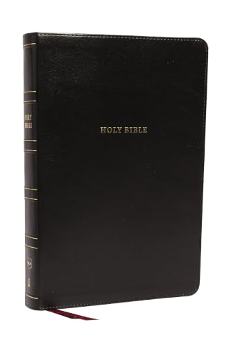 Nkjv, Reference Bible, Super Giant Print, Leathersoft, Black, Red Letter Edition, Comfort Print: Holy Bible, New King James Version by Thomas Nelson, Imitation Leather book cover
