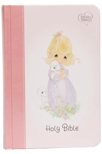 Nkjv, Precious Moments Small Hands Bible, Pink, Hardcover, Comfort Print: Holy Bible, New King James Version by Thomas Nelson, Hardcover book cover