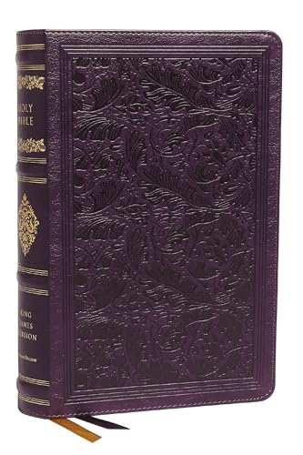 Kjv, Sovereign Collection Bible, Personal Size, Leathersoft, Purple, Red Letter Edition, Comfort Print: Holy Bible, King James Version by Thomas Nelson, Imitation Leather book cover
