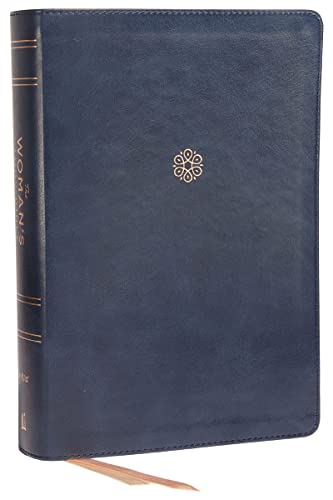 Niv, the Woman's Study Bible, Leathersoft, Blue, Full-Color: Receiving God's Truth for Balance, Hope, and Transformation by Dorothy Kelley Patterson, Imitation Leather book cover