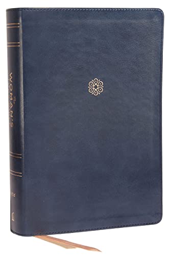 Niv, the Woman's Study Bible, Leathersoft, Blue, Full-Color, Thumb Indexed: Receiving God's Truth for Balance, Hope, and Transformation by Dorothy Kelley Patterson, Imitation Leather book cover