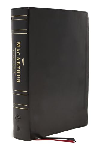 Esv, MacArthur Study Bible, Black Genuine Leather, Thumb Indexed: Unleashing God's Truth One Verse at a Time (Holy Bible, English Standard Version) book cover