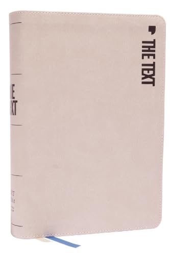 The Text Bible: Uncover the Message Between God, Humanity, and You (Net, Stone Leathersoft, Comfort Print) by Michael DiMarco, Imitation Leather book cover