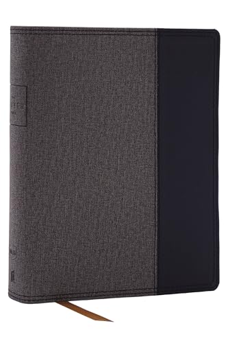 The Prayer Bible: Pray God's Word Cover to Cover (Nkjv, Black/Gray Leathersoft, Red Letter, Comfort Print) by Thomas Nelson, Imitation Leather book cover