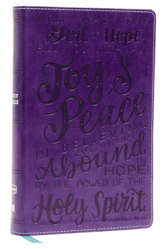 Nkjv, Holy Bible for Kids, Verse Art Cover Collection, Leathersoft, Purple, Comfort Print: Holy Bible, New King James Version by Thomas Nelson, Imitation Leather book cover